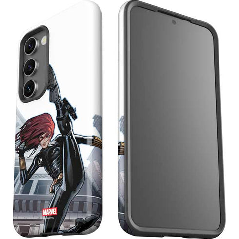 Marvel Black Widow High Kick Galaxy S23 Plus Pro Case