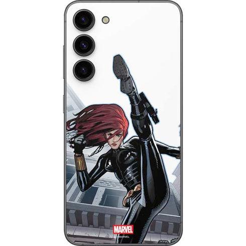 Marvel Black Widow High Kick Galaxy S23 Plus Skin
