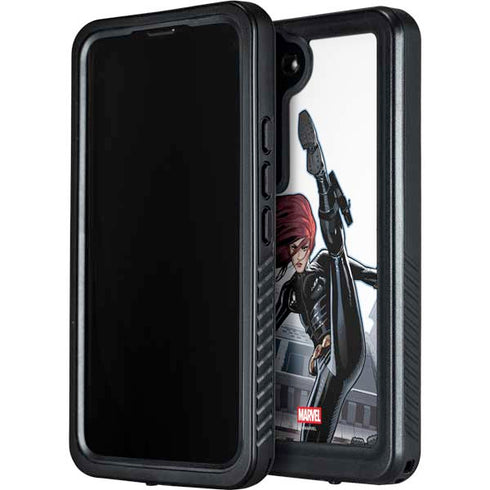 Marvel Black Widow High Kick Galaxy S23 Plus Waterproof Case