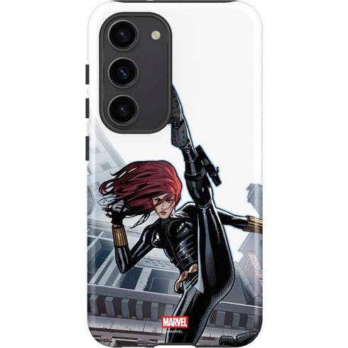 Marvel Black Widow High Kick Galaxy S23 Pro Case