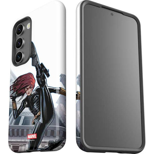 Marvel Black Widow High Kick Galaxy S23 Pro Case
