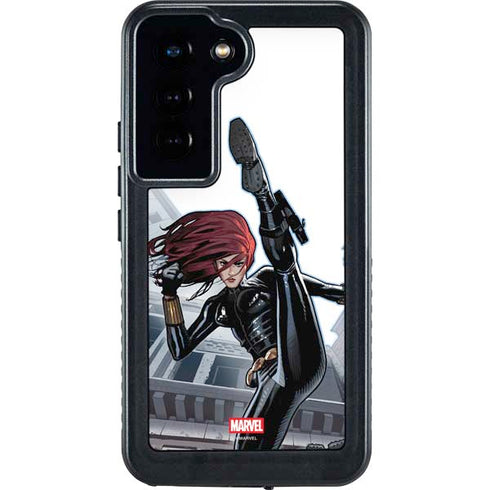 Marvel Black Widow High Kick Galaxy S23 Waterproof Case