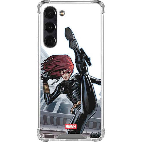 Marvel Black Widow High Kick Galaxy S24 FE Clear Case