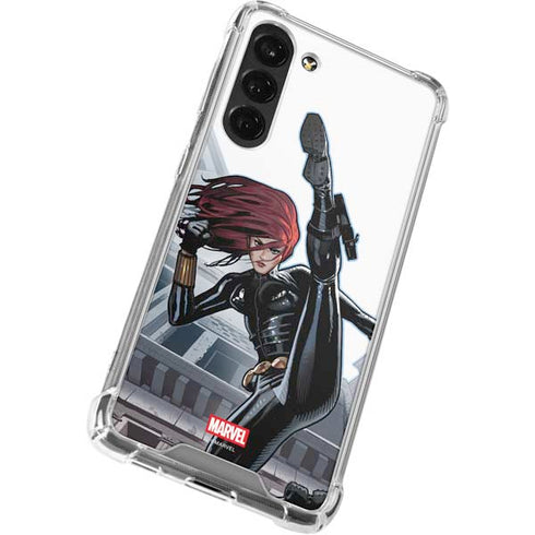 Marvel Black Widow High Kick Galaxy S24 FE Clear Case