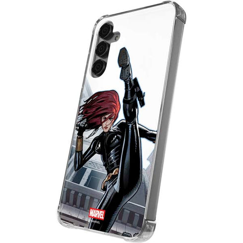 Marvel Black Widow High Kick Galaxy S24 Plus Clear Case