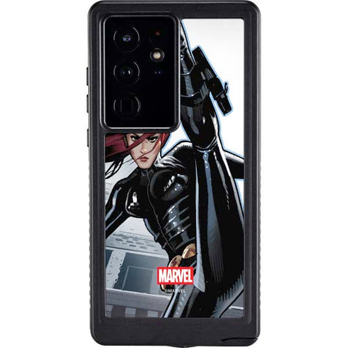 Marvel Black Widow High Kick Galaxy S24 Ultra Waterproof Case