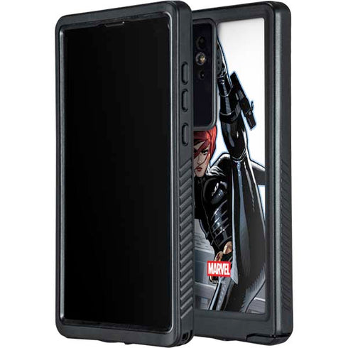 Marvel Black Widow High Kick Galaxy S24 Ultra Waterproof Case
