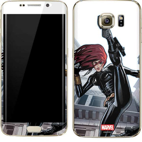 Marvel Black Widow High Kick Galaxy S7 Edge Skin