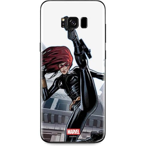 Marvel Black Widow High Kick Galaxy S8 Skin