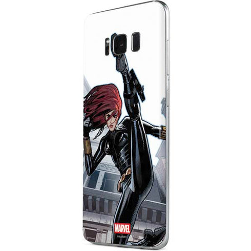 Marvel Black Widow High Kick Galaxy S8 Skin