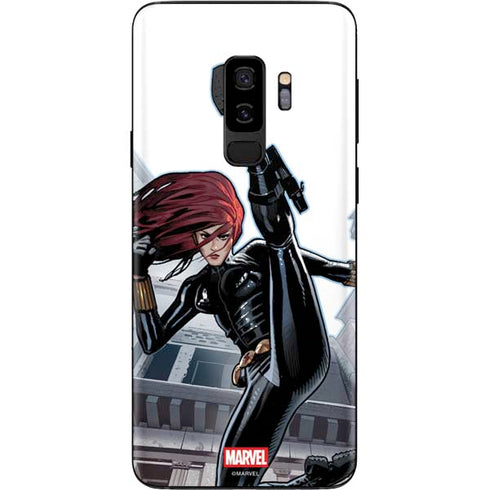 Marvel Black Widow High Kick Galaxy S9 Plus Skin
