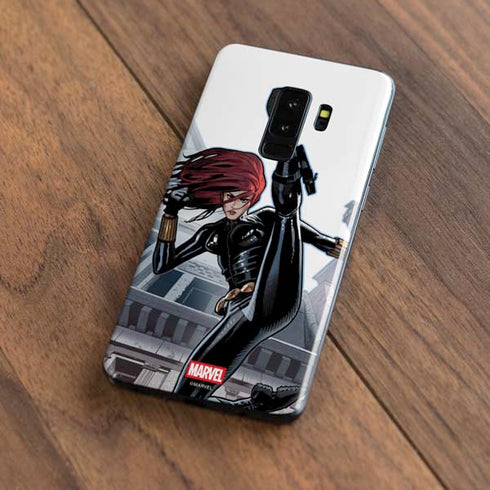 Marvel Black Widow High Kick Galaxy S9 Plus Skin