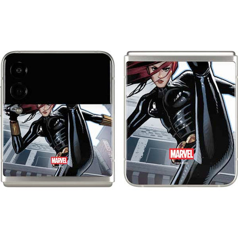 Marvel Black Widow High Kick Galaxy Z Flip3 5G Skin