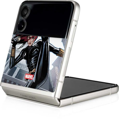Marvel Black Widow High Kick Galaxy Z Flip3 5G Skin