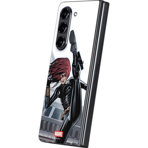 Marvel Black Widow High Kick Galaxy Z Fold5 5G Skin