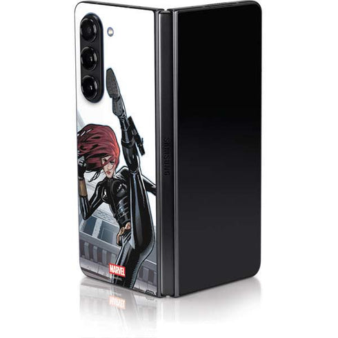 Marvel Black Widow High Kick Galaxy Z Fold5 5G Skin