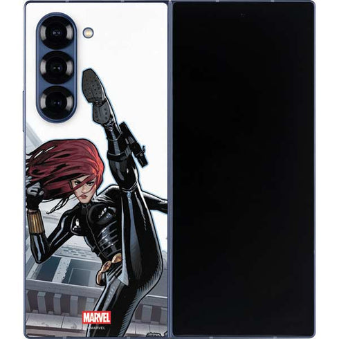 Marvel Black Widow High Kick Galaxy Z Fold6 Skin