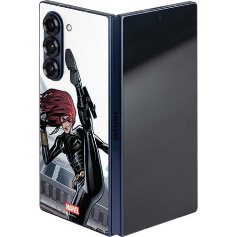 Marvel Black Widow High Kick Galaxy Z Fold6 Skin