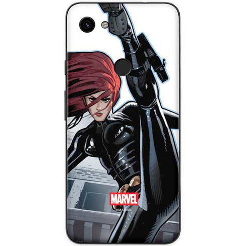 Marvel Black Widow High Kick Google Pixel 3a Skin