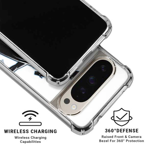 Marvel Black Widow High Kick Google Pixel 9 Pro XL Clear Case