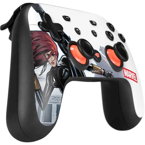 Marvel Black Widow High Kick Google Stadia Controller Skin