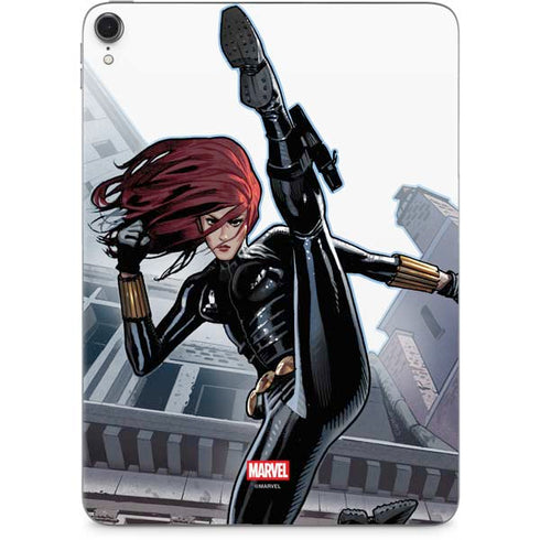 Marvel Black Widow High Kick Apple iPad Pro Skin