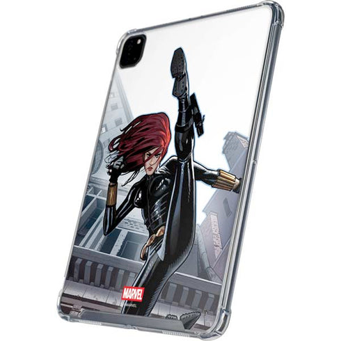Marvel Black Widow High Kick iPad Pro 12.9in (2020) Clear Case