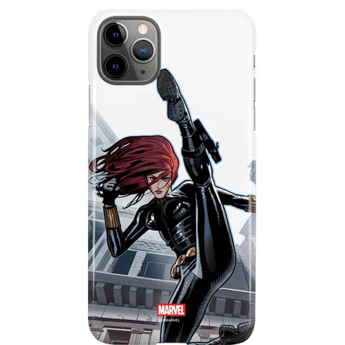 Marvel Black Widow High Kick iPhone Cases