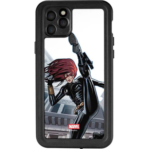 Marvel Black Widow High Kick iPhone 11 Pro Max Waterproof Case