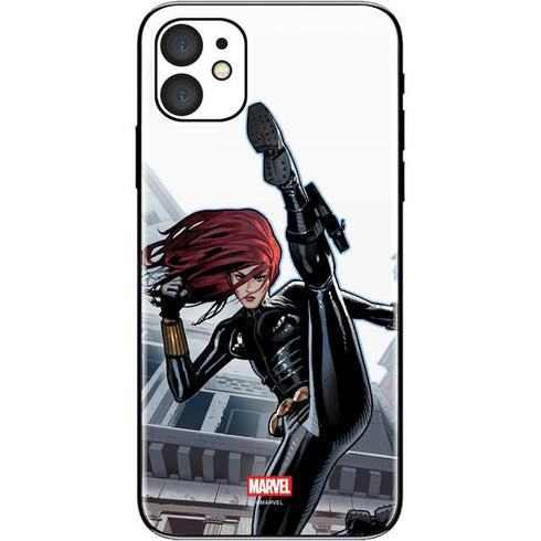 Marvel Black Widow High Kick iPhone 11 Skin
