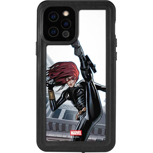 Marvel Black Widow High Kick iPhone 12 Pro Waterproof Case