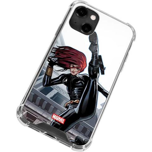 Marvel Black Widow High Kick iPhone 13 Clear Case