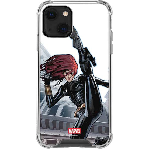 Marvel Black Widow High Kick iPhone 13 Mini Clear Case