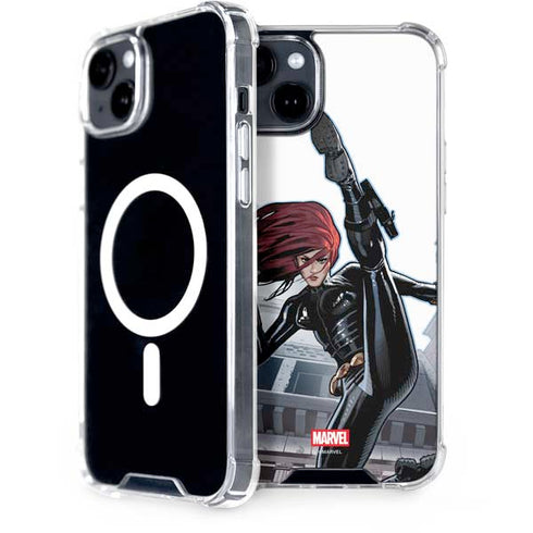 Marvel Black Widow High Kick iPhone 14 Plus MagSafe Case