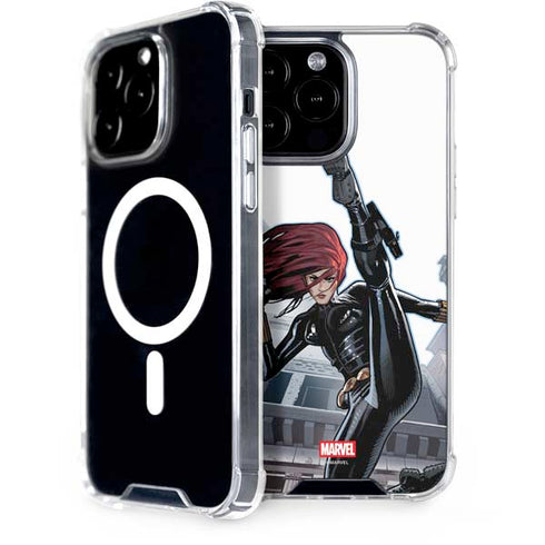 Marvel Black Widow High Kick iPhone 14 Pro Max MagSafe Case