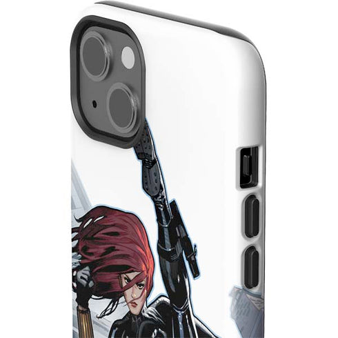 Marvel Black Widow High Kick iPhone 15 Plus Impact Case