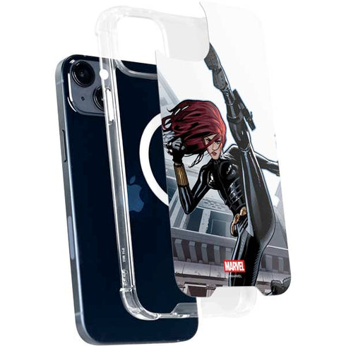 Marvel Black Widow High Kick iPhone 15 Plus MagSafe Case