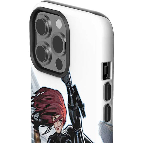 Marvel Black Widow High Kick iPhone 15 Pro Impact Case