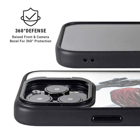 Marvel Black Widow High Kick iPhone 15 Pro Kickstand Case