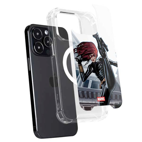 Marvel Black Widow High Kick iPhone 15 Pro Max MagSafe Case