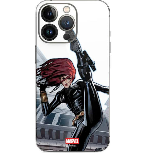 Marvel Black Widow High Kick iPhone 15 Pro Skin