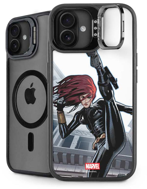 Marvel Black Widow High Kick iPhone 16 Plus Kickstand Case
