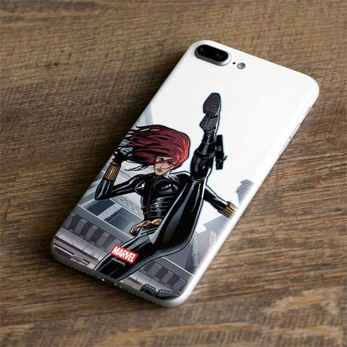Marvel Black Widow High Kick iPhone 8 Plus Skin