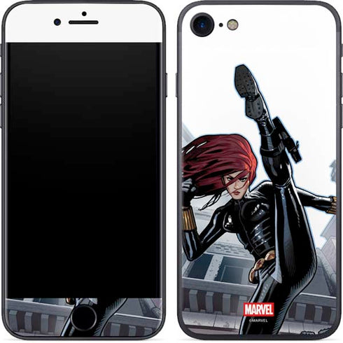 Marvel Black Widow High Kick iPhone 8 Skin