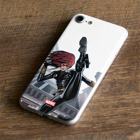 Marvel Black Widow High Kick iPhone 8 Skin