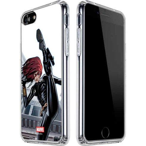 Marvel Black Widow High Kick iPhone SE (2nd & 3rd Gen) Clear Case