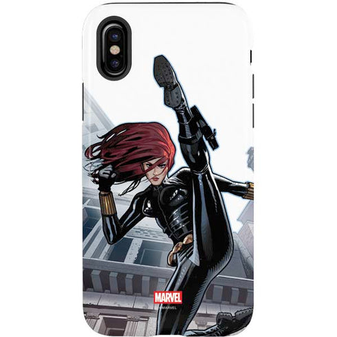 Marvel Black Widow High Kick iPhone X Pro Case