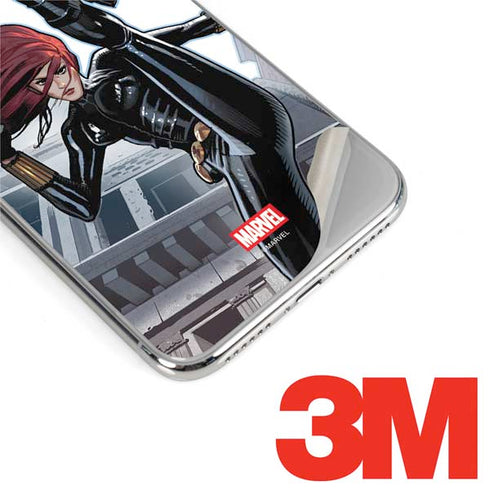 Marvel Black Widow High Kick iPhone X Skin