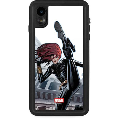 Marvel Black Widow High Kick iPhone Cases