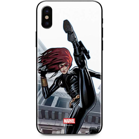 Marvel Black Widow High Kick iPhone XS Max Skin